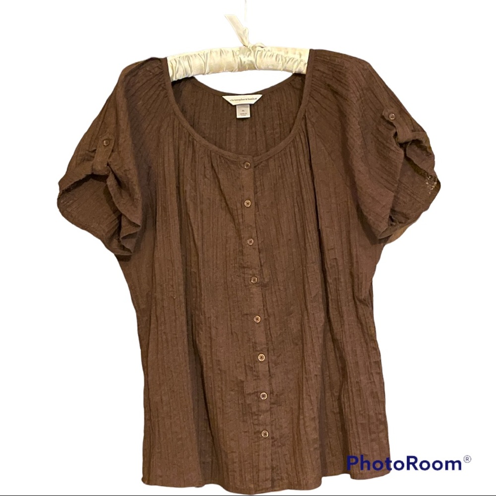 Christopher and Banks Brown Top